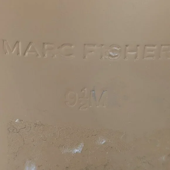 Marc Fisher Beige and Black Snake-Print Mules - Picture 6 of 9